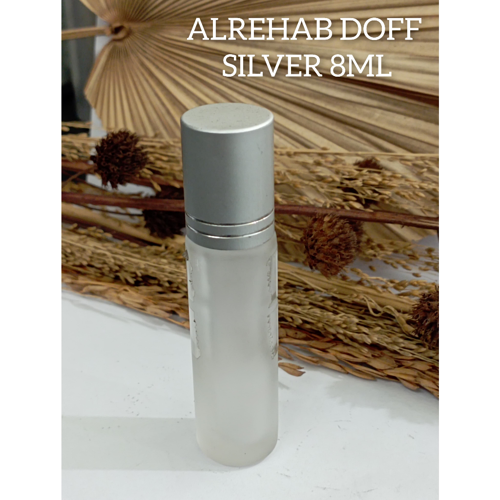 BOTOL ALREHAB DOFF SILVER 8ML, HARGA SATUAN