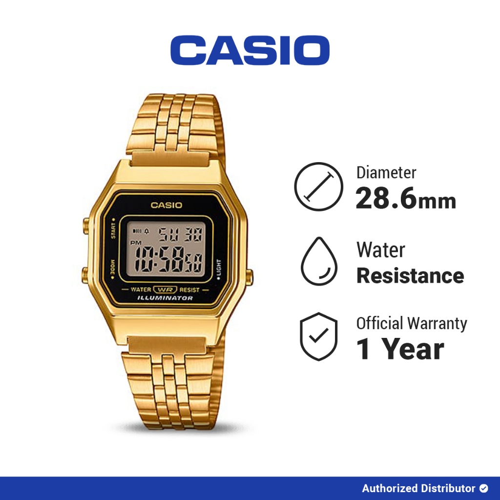 [READY INSTANT] Casio Jam Tangan Original LA680WGA-1DF