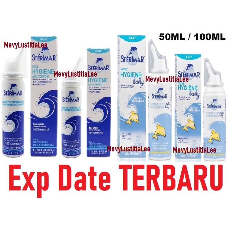 Exp DEC 2027 Sterimar Baby Hygiene Nasal Spray Sterimar Adult Hygiene Nasal Sensitive Blocked Nose S