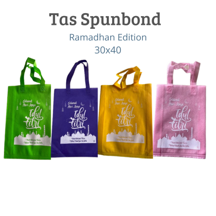 

Tas Spunbond Press Handle 30x40cm | Tas Kain | Tas Tenteng Lebaran