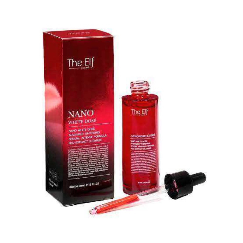 the elf nano white dose body serum