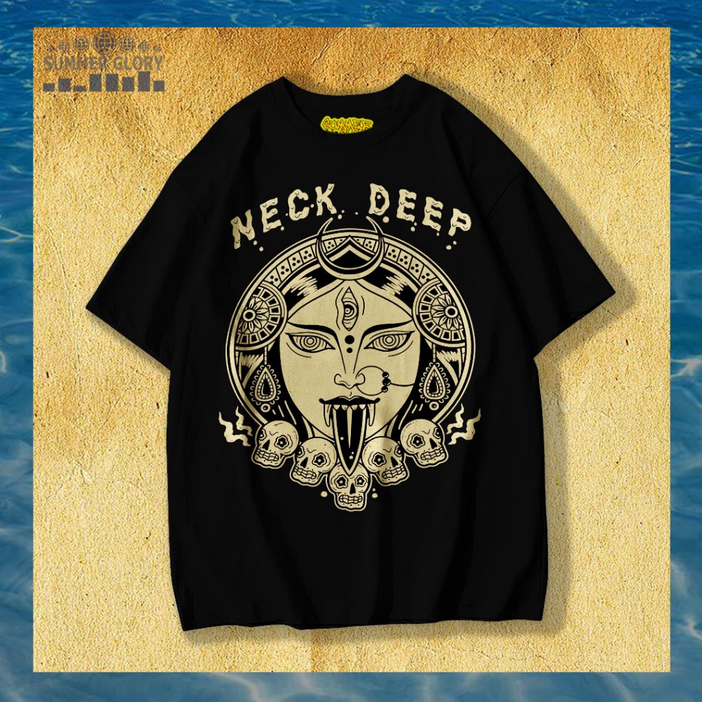 NECKDEEP T-SHIRT BAND / KAOS BAND NECKDEEP / NECKDEEP