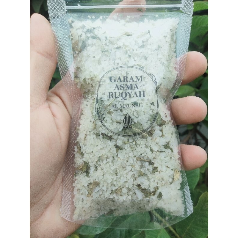 

Garam Ruqyah Ruwatan Cleansing Bidara & Kelor (Berat 100 Gram) GRATIS BOOSTER AU-RA