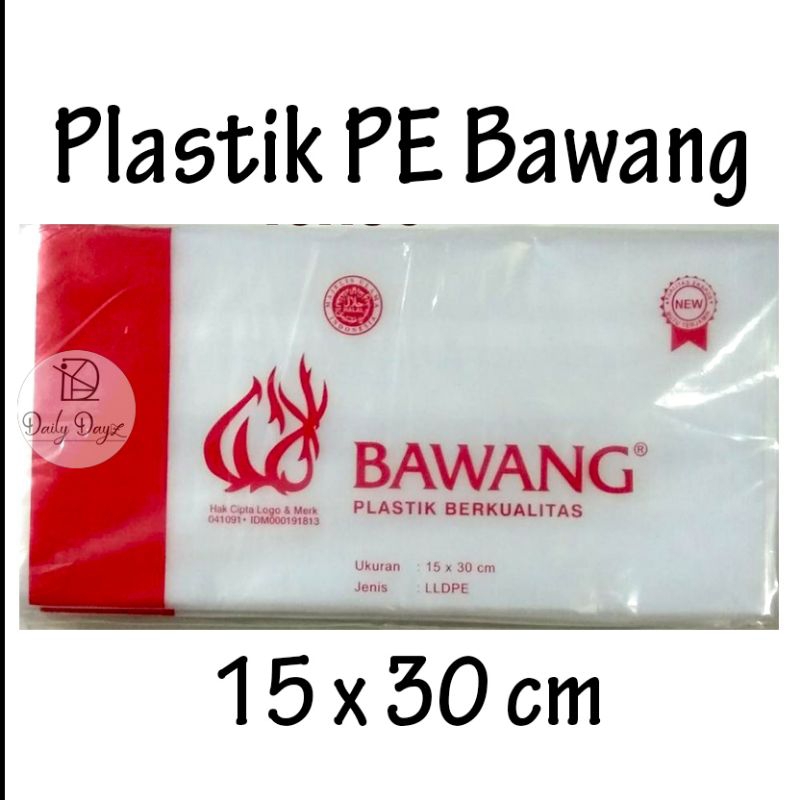 Plastik PE Bawang 15 x 30 1kg