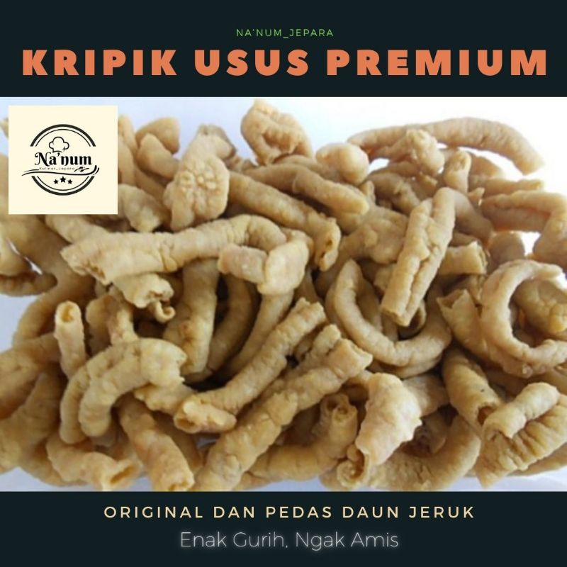 

Kripik Usus Premium 100 gram Original Daun Jeruk