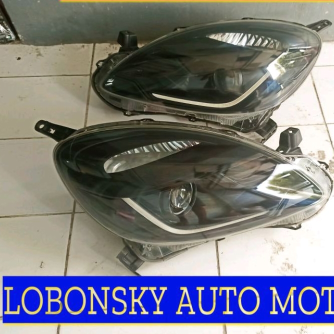 Headlamp lampu depan mobilio rs brio rs 2015 2016 2017 smoke