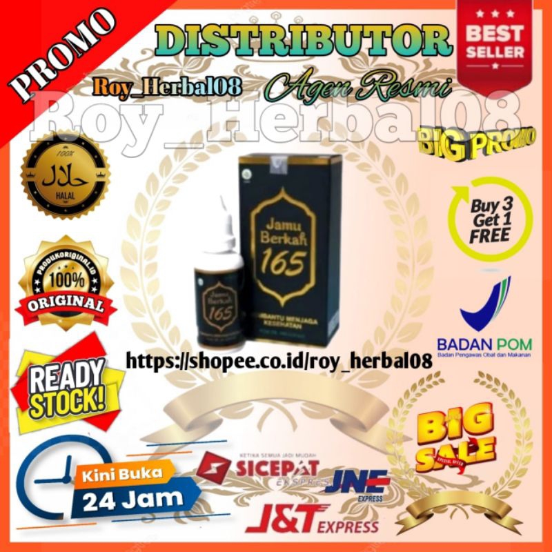 Jamu Tetes Berkah 165 Asli Original Untuk Kesehatan