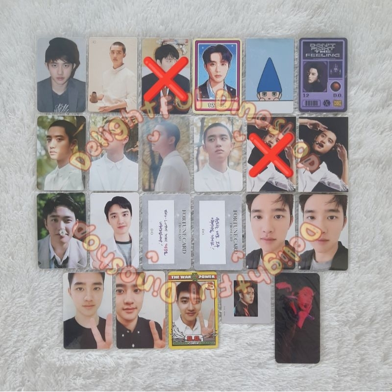 (READY STOCK) EXO DO KYUNGSOO OFFICIAL PHOTOCARD NON ALBUM JAPAN FILMLIVE STICKER MUMO BENEFIT EMPAT