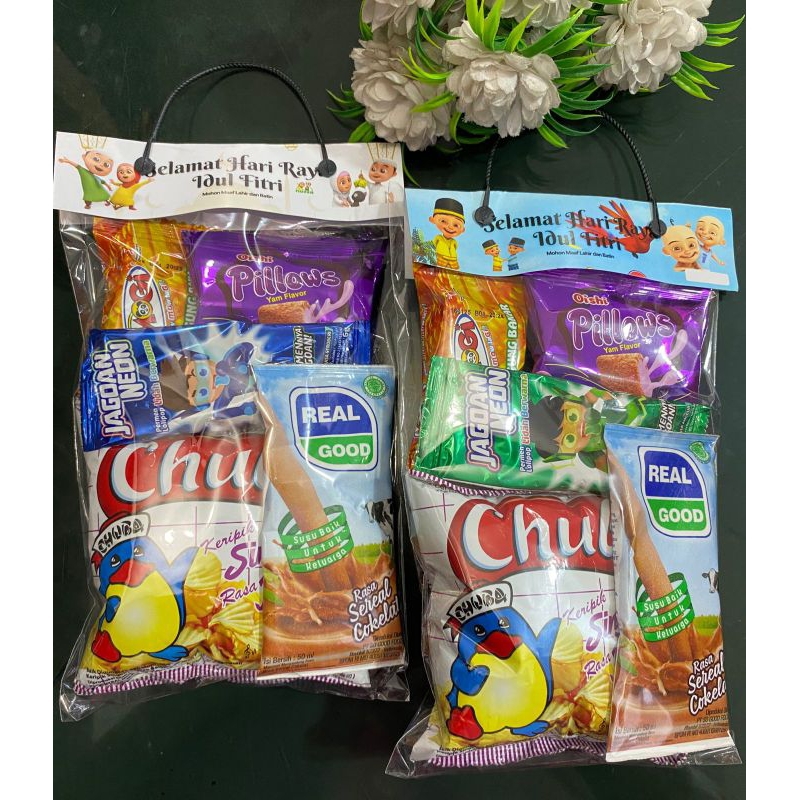 

Paket Snack pengganti uang lebaran