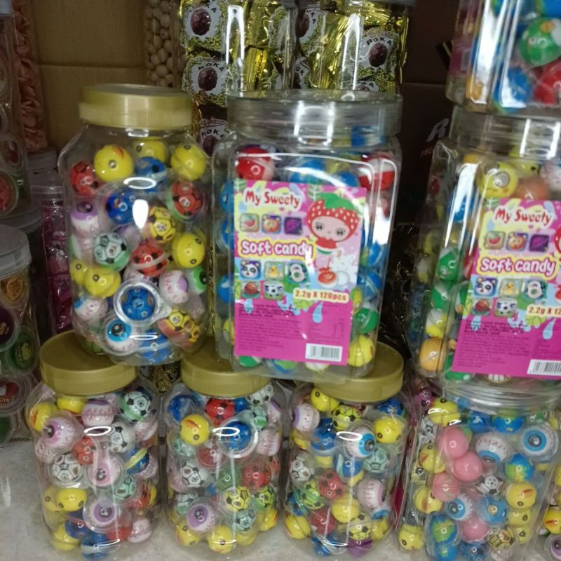 

Permen viral / permen lunak bola mini