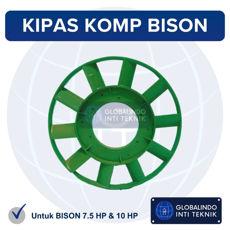 Kipas Fan Kompresor Angin BISON 7.5 HP & 10 HP
