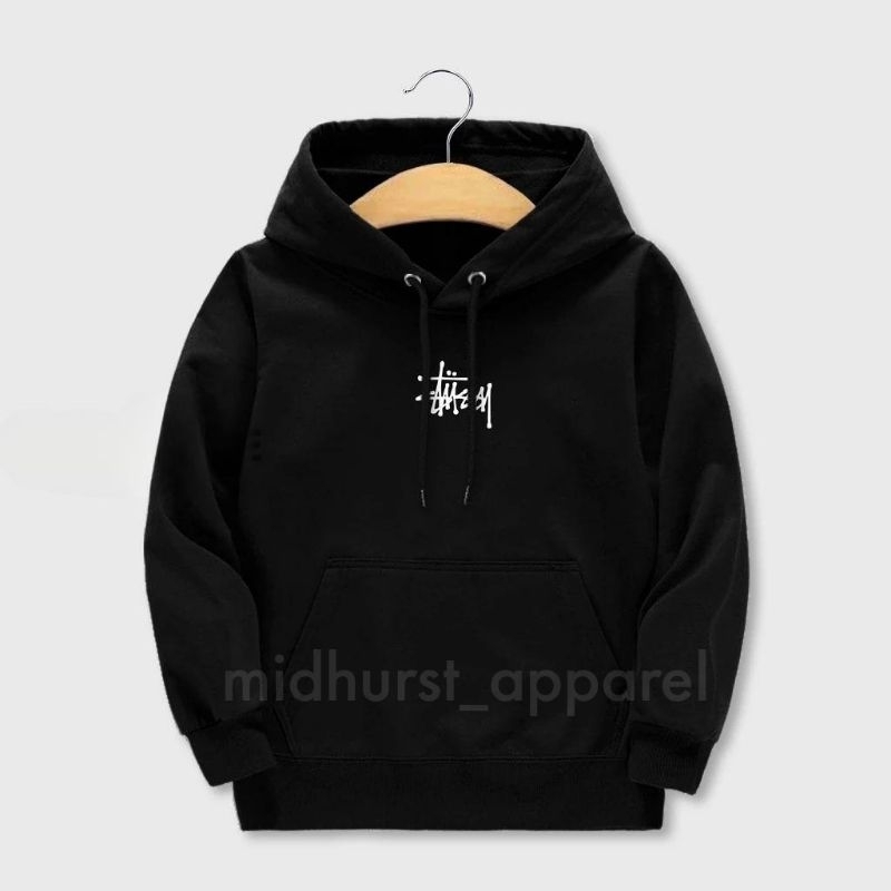 Jaket Hoodie Anak Laki-laki Perempuan STUSSY - Sweater Anak Usia 2-12 Tahun Termurah