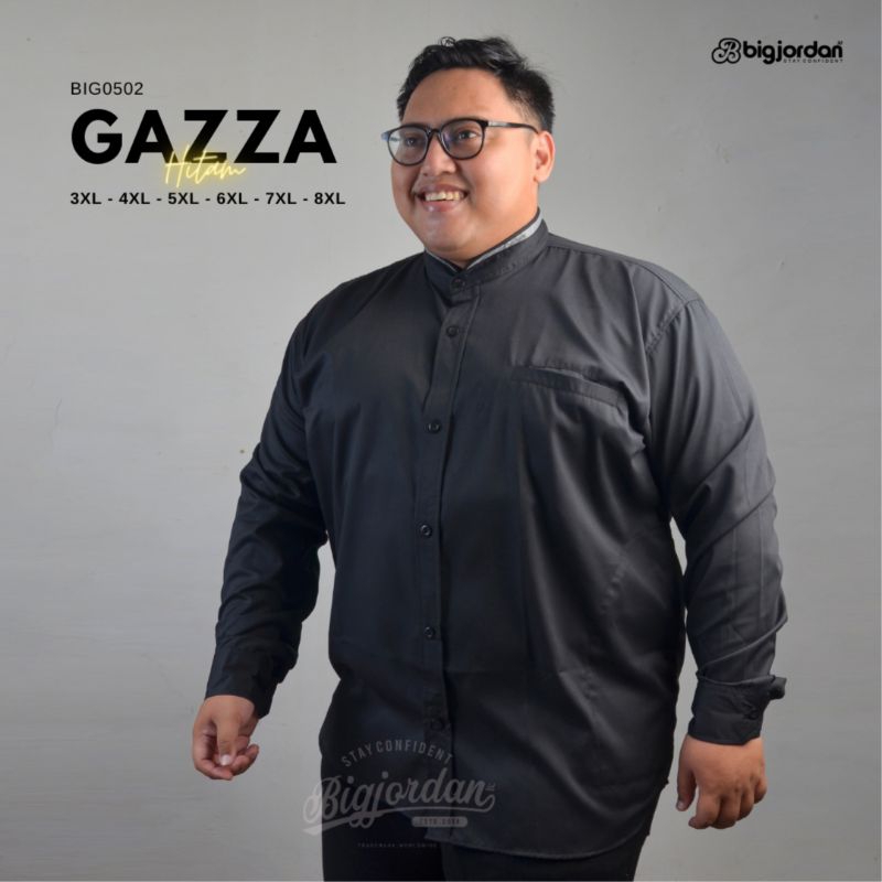 Kemeja Koko Bigjordan Kemko Premium Pria Jumbo Big Size Oversize Original Big Jordan Lengan Panjang 