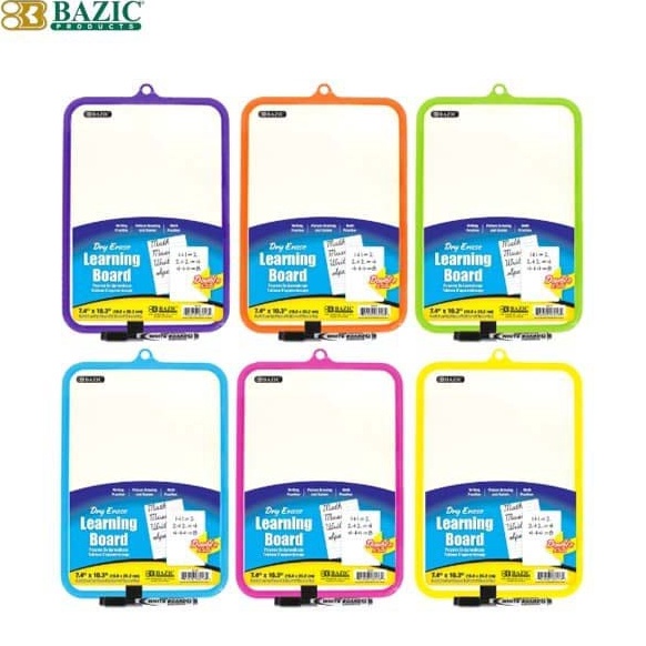 

Ready stock Bazic Learning Board Papan Tulis Belajar Bazic Double Sided Dry Erase Board 74x13 HMH