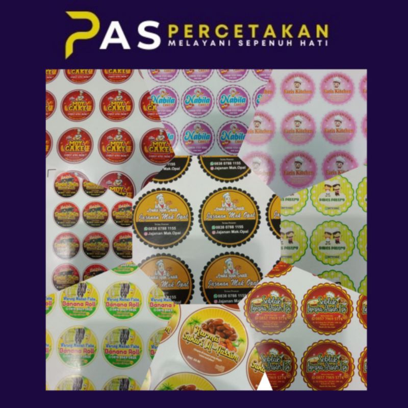 

Cetak Stiker | 100 pcs plus cutting