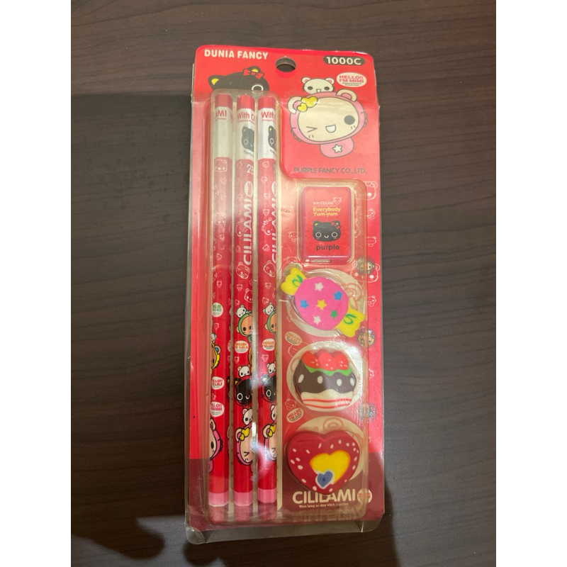 

1 set pensil dan penghapus New