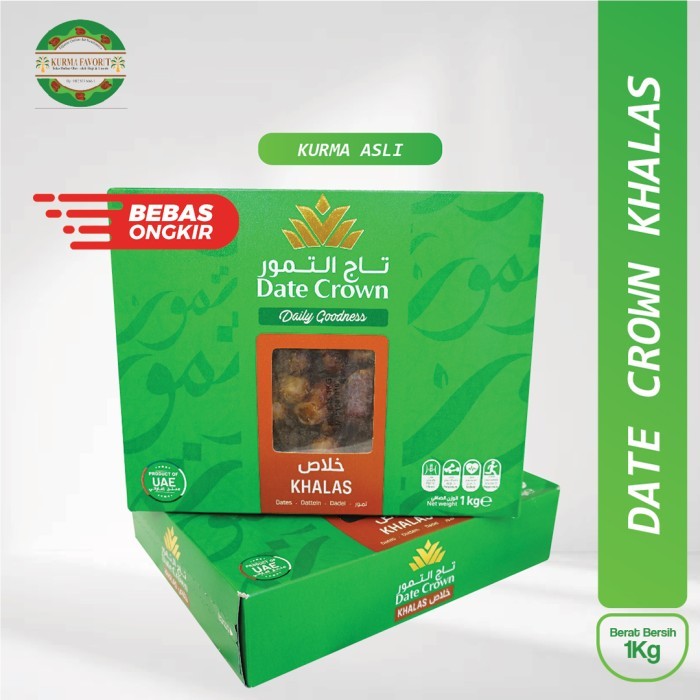 

Kurma Khalas Date Crown 1kg 1 kg Expired 12 2025 Termurah