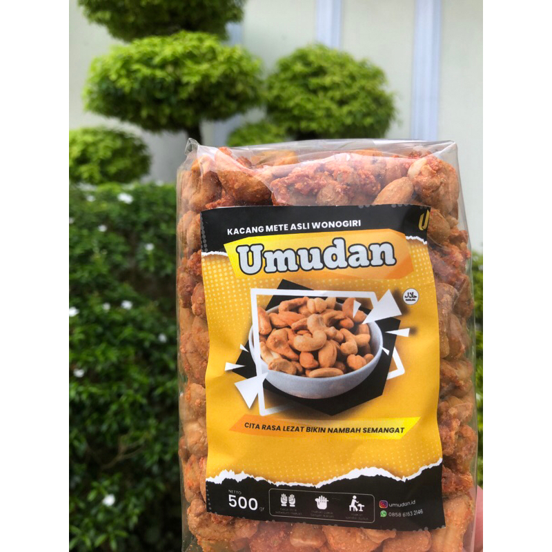 

UMUDAN Kacang Mete Pedas Manis 500 Gram (0,5 KG)