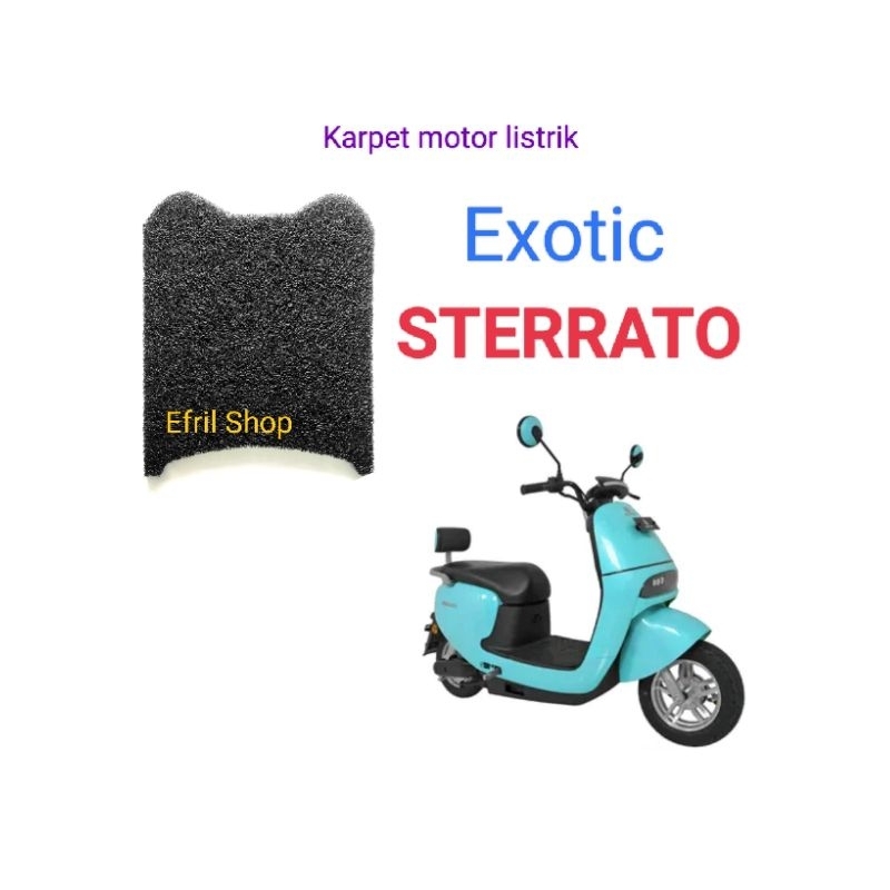 Karpet sepeda motor listrik EXOTIC STERRATO