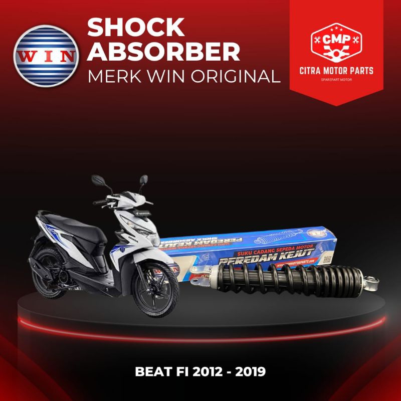 Shock breaker belakang Beat Fi eco street  injeksi 2013 - 2020 merk WIN Original