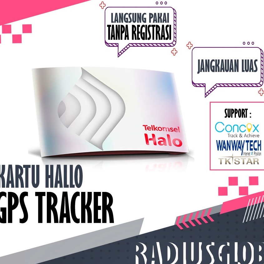 Knw Kartu hallo gps tracker gt6n m Produk Premium