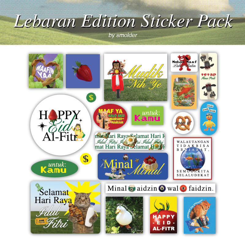 

[READY STOCK] LEBARAN EDITION STICKER PACK