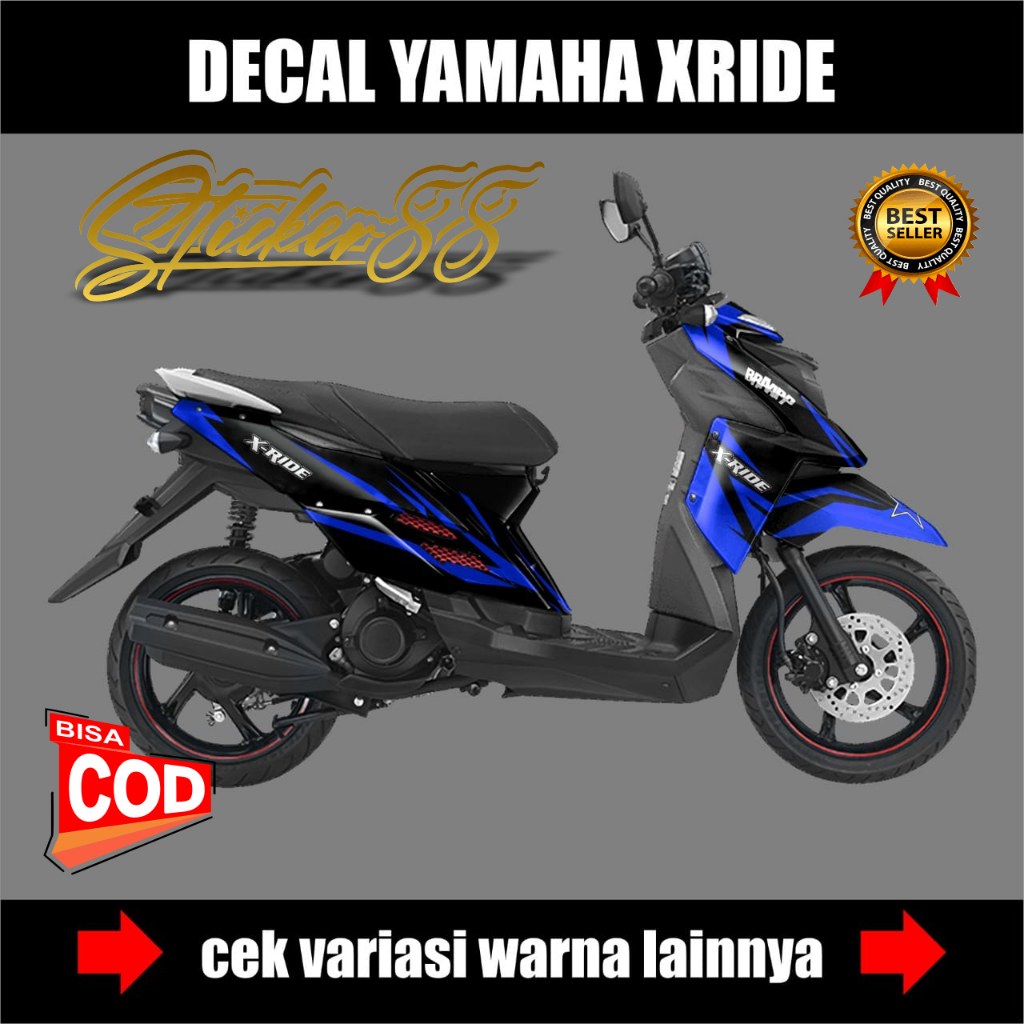 Striping Fullbody Yamaha XRIDE Grafis Costum / DECAL STIKER XRIDE /Decal Xride 115 Full Body Stiker 