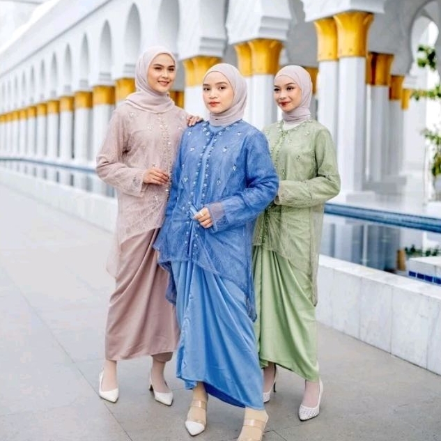 ONE SET MONLISA BAJU LEBARAN WANITA