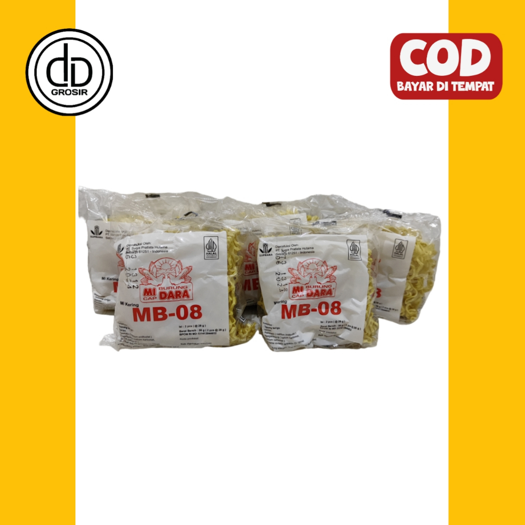 

mie telur burung dara MB-08 1 ikat 5 pack isi 10 pcs mie seblak mie murah mie baso