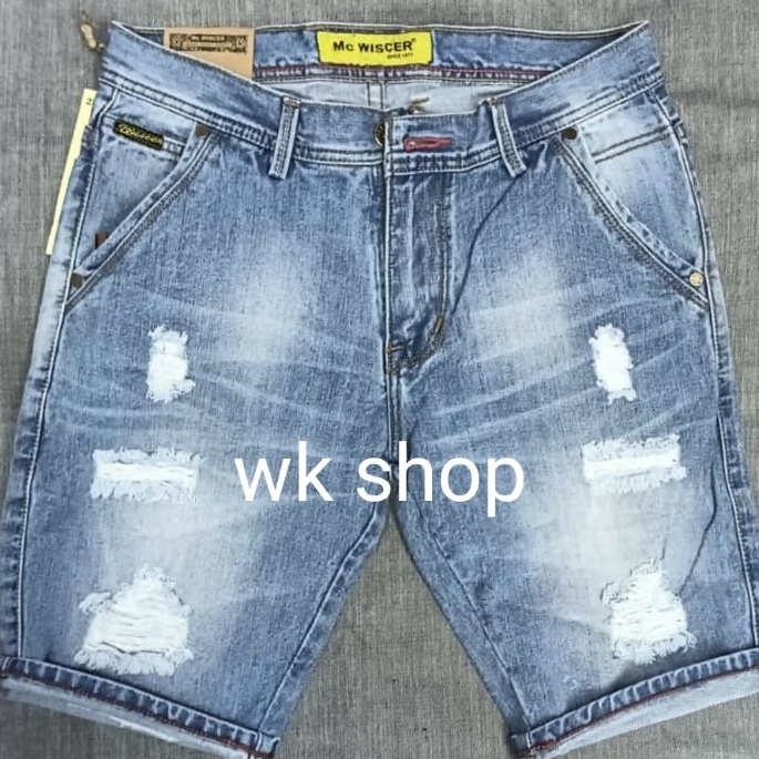 CKT262 XPRESS jeans pria pendek sobek distro terbaru