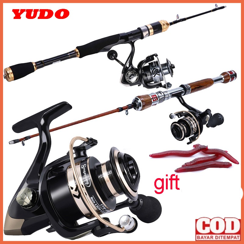 Joran Pancing Spinning Fishing Rod Joran Pancing 1.2M Bahan Karbon Fiber Lembut Untuk Air Laut Ice F