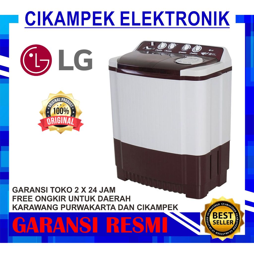 Mesin Cuci LG 16Kg P1600RTB 2 Tabung 16 Kg RT RTB