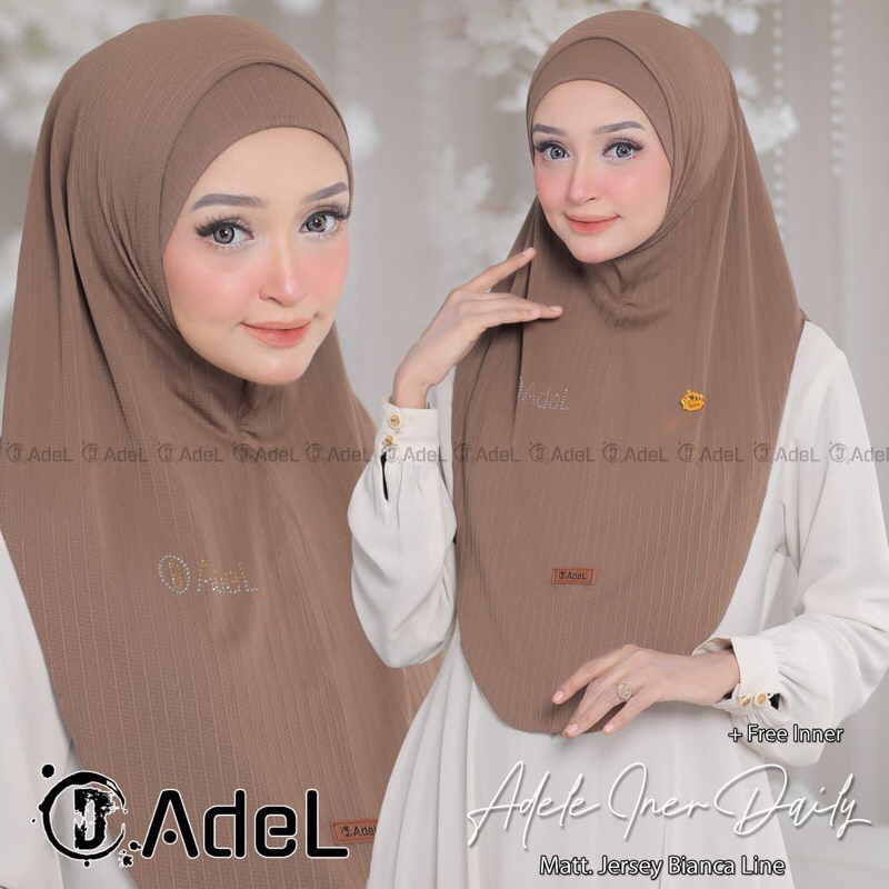 HIJAB INSTAN ADEL INER DAILY (free iner)/HIJAB ADEL OIGINAL