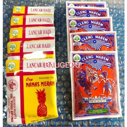 

Murah Jamu cap nanas merah + cap wayang ( becak ) ZLL