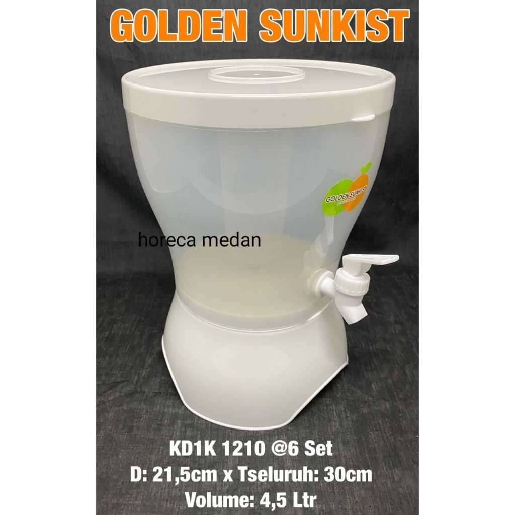 Dispenser Air / Tempat Air / Drink water jug decanter sirup jus Golden Sunkist KD1K 1210 & KD3K 1211