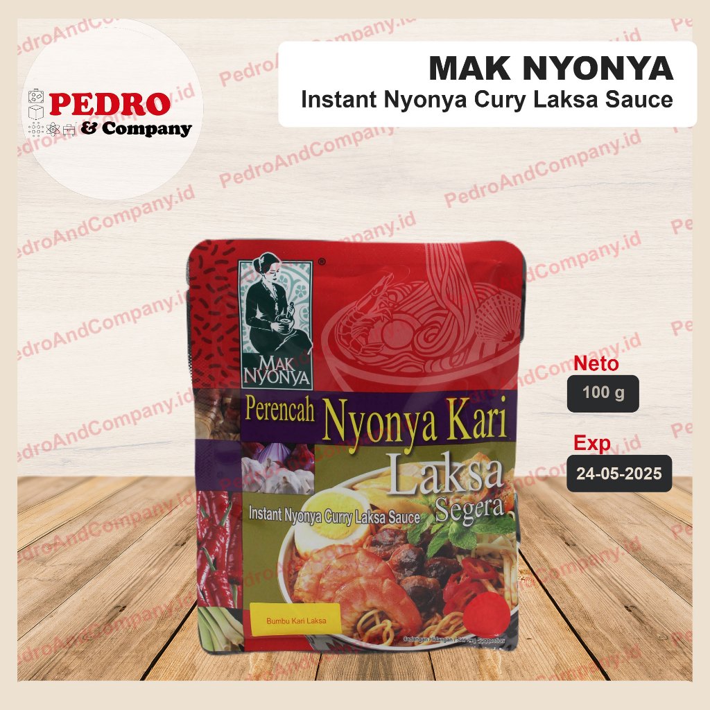 

Mak nyonya kari laksa bumbu curry laksa 100 gram - instant spice