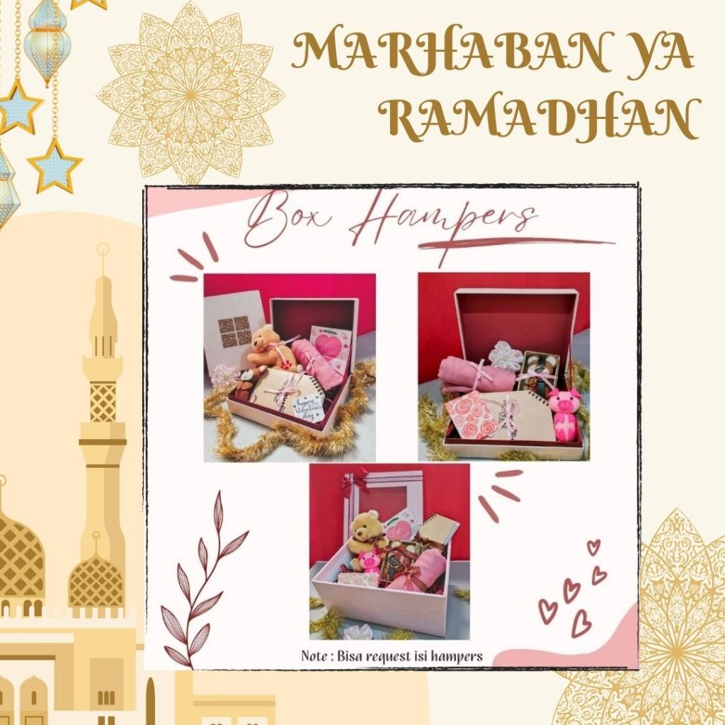 

Box / Hardbox / Kotak Kado / Box Hampers Valentine / Kado Valentine