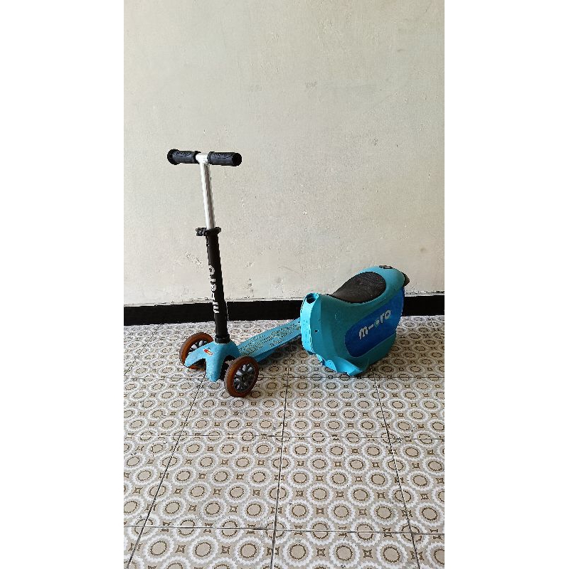 preloved micro mini 3 in 1 deluxe otopet skuter ELC