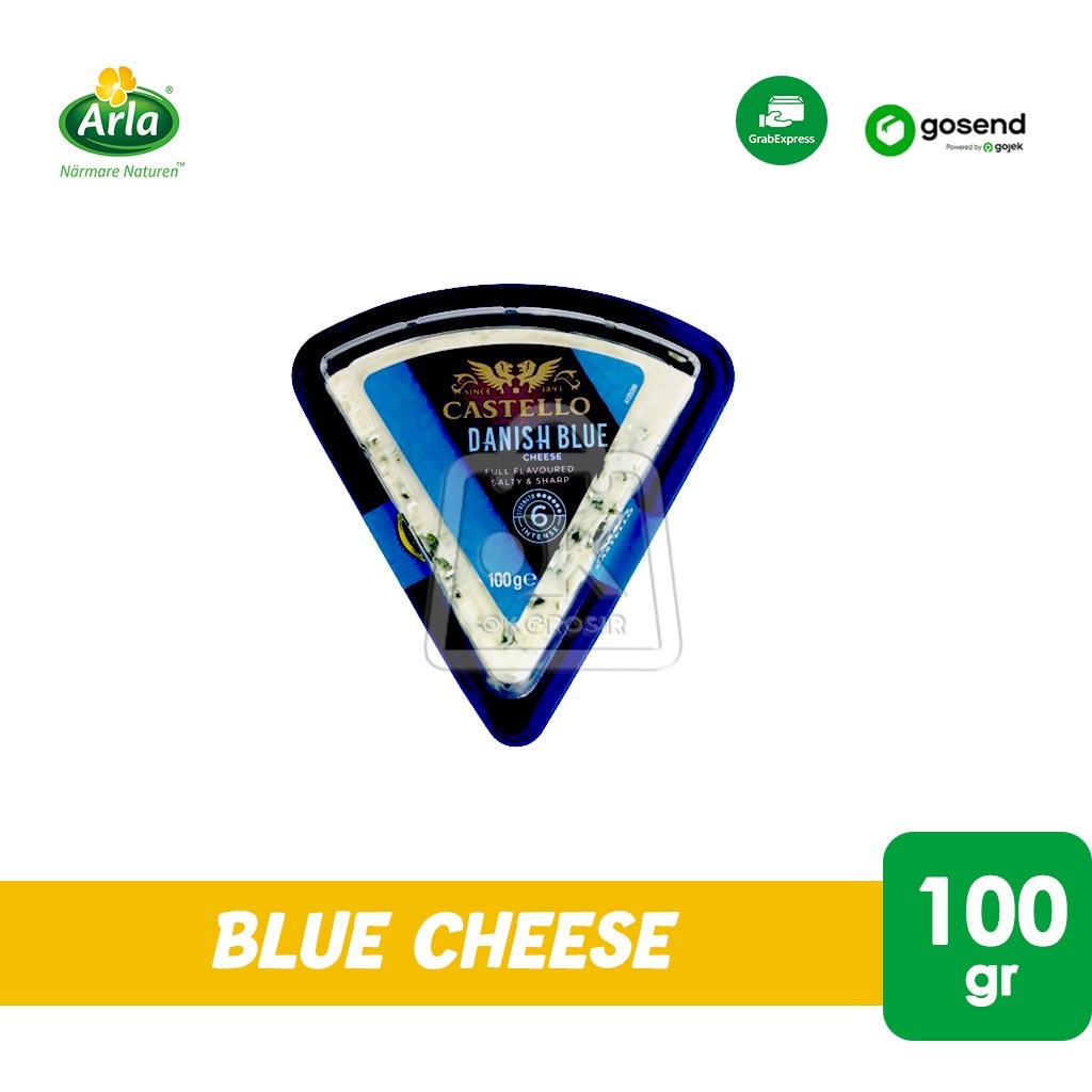 

CASTELLO Danish Blue Cheese 100gr (KHUSUS INSTANT)