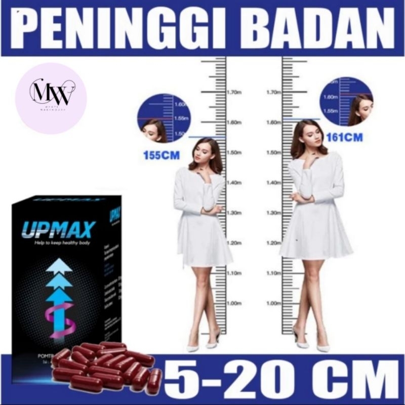 Upmax Peninggi Badan BPOM Pria Wanita Memperbaiki Steuktur Tulang