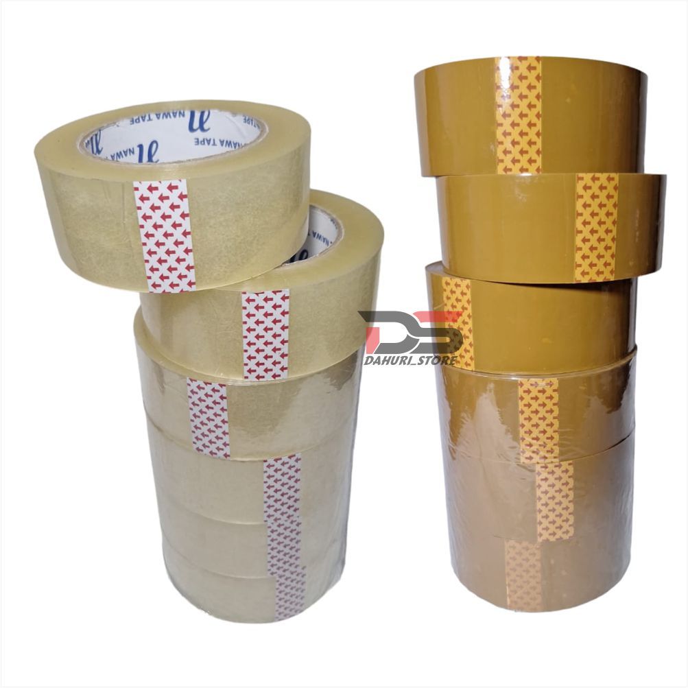 

ATH LAKBAN 45mm X 200 YARD 1 SLOP ( 6 ROLL ) LAKBAN REKAT KUAT BENING & COKLAT