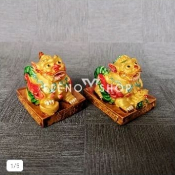 Sepasang Patung Pi Xiu Pi Yao Pi Ciu Mini Anjuran Lilian Too