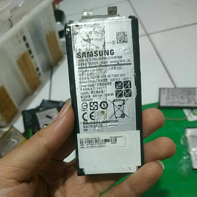 BATERAI BEKAS SAMSUNG S7 EDGE BG935ABE BACA DESKRIPSI