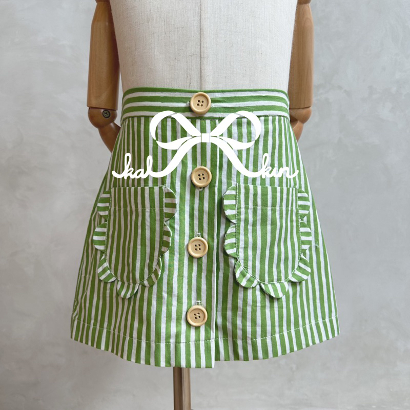 Kalkin Kidswear | Kiwi batik skort | Celana rok batik anak perempuan