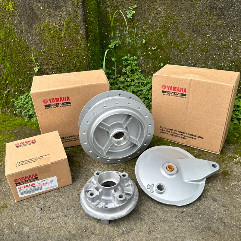 TROMOL RX KING ORI SET TUTUP DAN SET NAPGER TROMOL SCORPIO ORIGINAL YAMAHA SATU SET