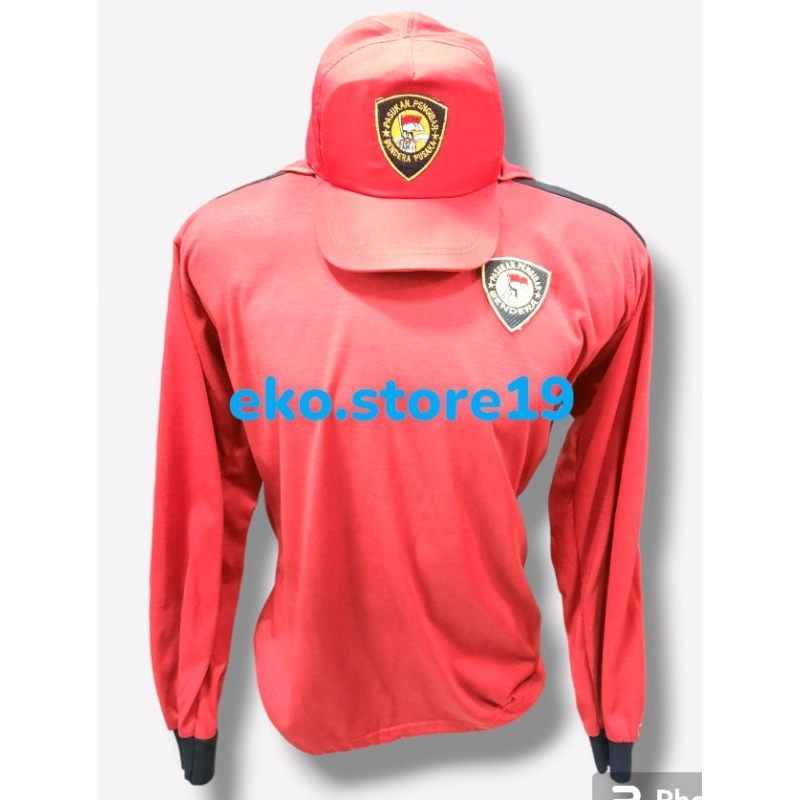 KAOS PASKIBRA + TOPI PASKIBRA JEPANG