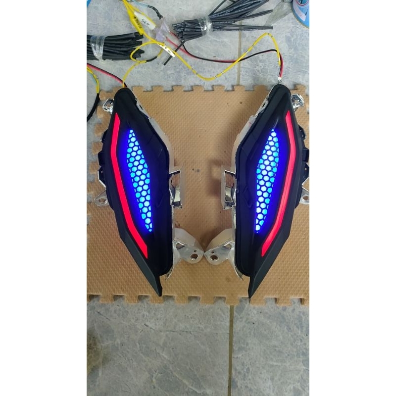 reflektor mika lampu sen sein alis running gaban beat deluxe