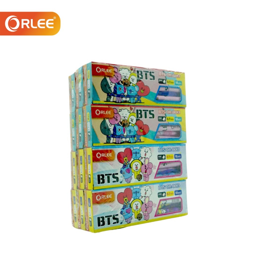 

Bolpoin Spiral Merk Orlee / Motif Karakter BTS OR-8013 / 1 LUSIN