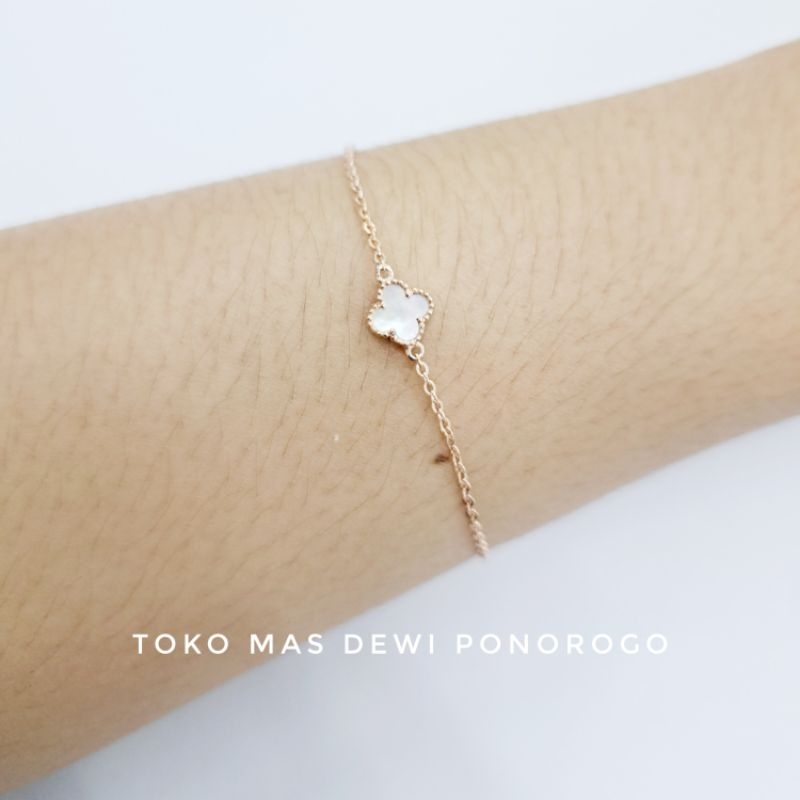 GELANG MODEL Emas Asli Kadar 8K/375% Rose Gold