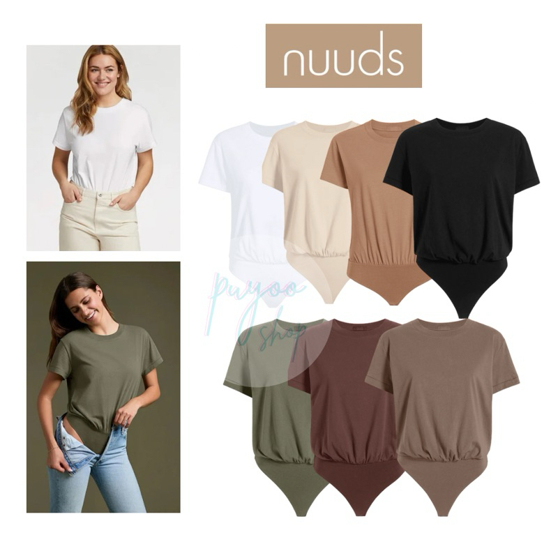NUUDS Everday Tshirt Bodysuit up to BIGSIZE 3XL